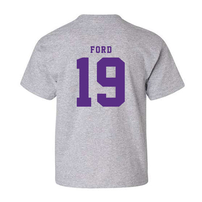 TCU - NCAA Football : Jesse Ford - Classic Shersey Youth T-Shirt-3
