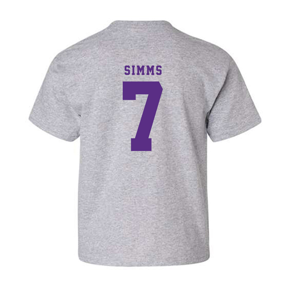 TCU - NCAA Football : Julius Simms - Classic Shersey Youth T-Shirt-3