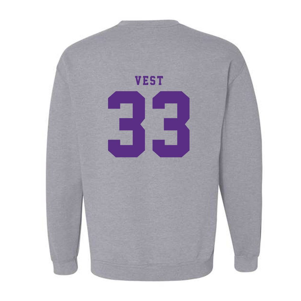 TCU - NCAA Women's Soccer : Grace Vest - Classic Shersey Crewneck Sweatshirt-3