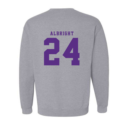 TCU - NCAA Football : Joseph Albright - Classic Shersey Crewneck Sweatshirt-3