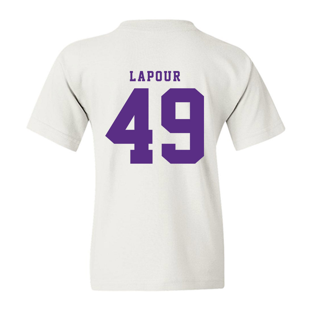 TCU - NCAA Baseball : Tommy LaPour - Classic Shersey Youth T-Shirt-2