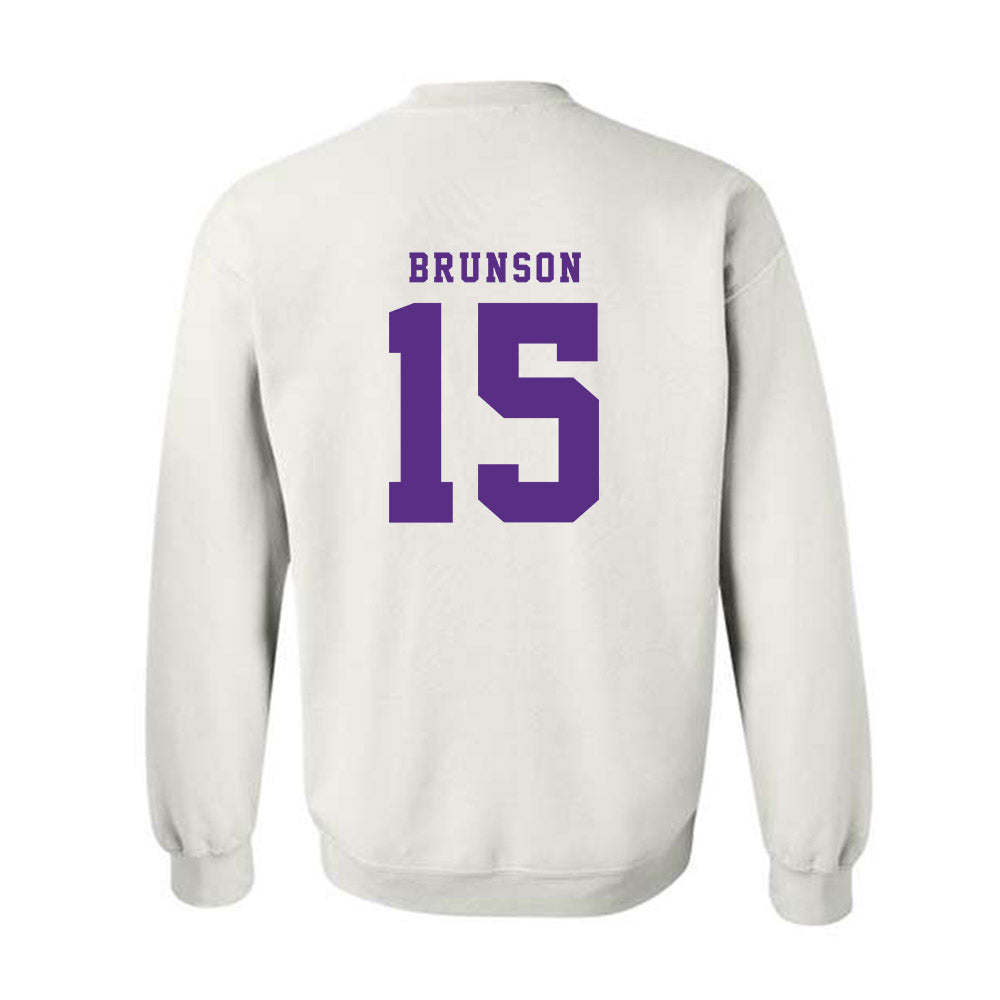 TCU - NCAA Baseball : Chase Brunson - Classic Shersey Crewneck Sweatshirt