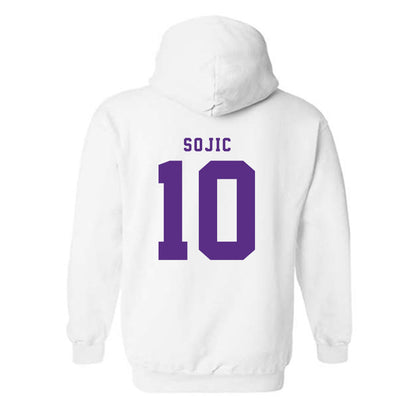 TCU - NCAA Men's Basketball : Milos Sojic - Classic Shersey Hooded Sweatshirt-2