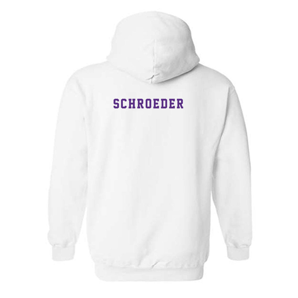 TCU - NCAA Baseball : Ben Schroeder - Classic Shersey Hooded Sweatshirt-2