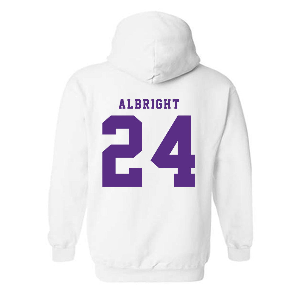 TCU - NCAA Football : Joseph Albright - Classic Shersey Hooded Sweatshirt-2