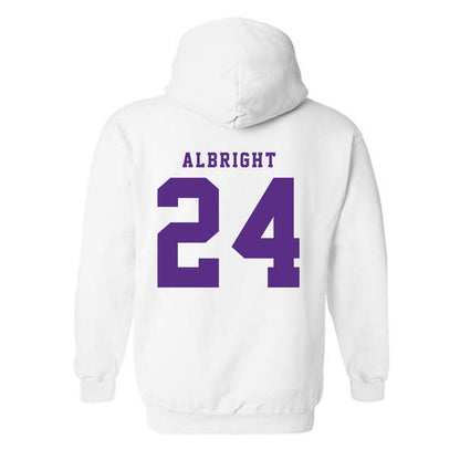 TCU - NCAA Football : Joseph Albright - Classic Shersey Hooded Sweatshirt-2
