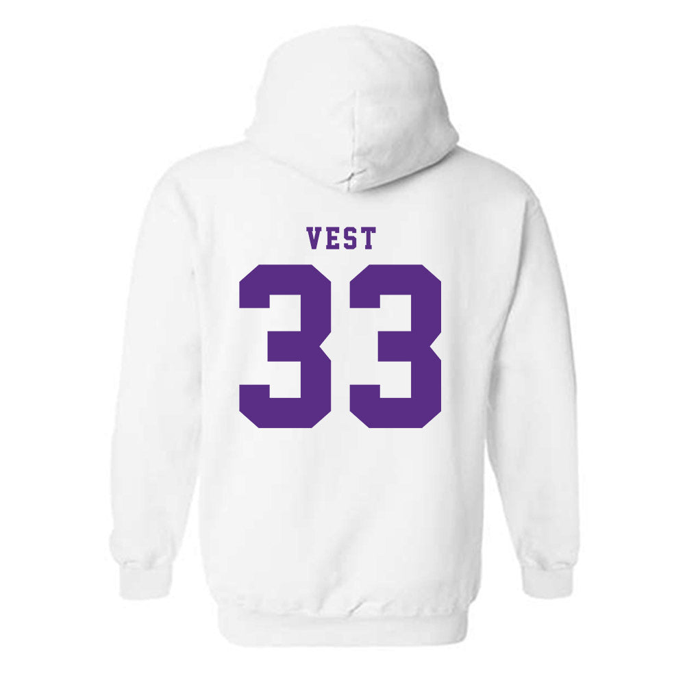 TCU - NCAA Women's Soccer : Grace Vest - Classic Shersey Hooded Sweatshirt-2