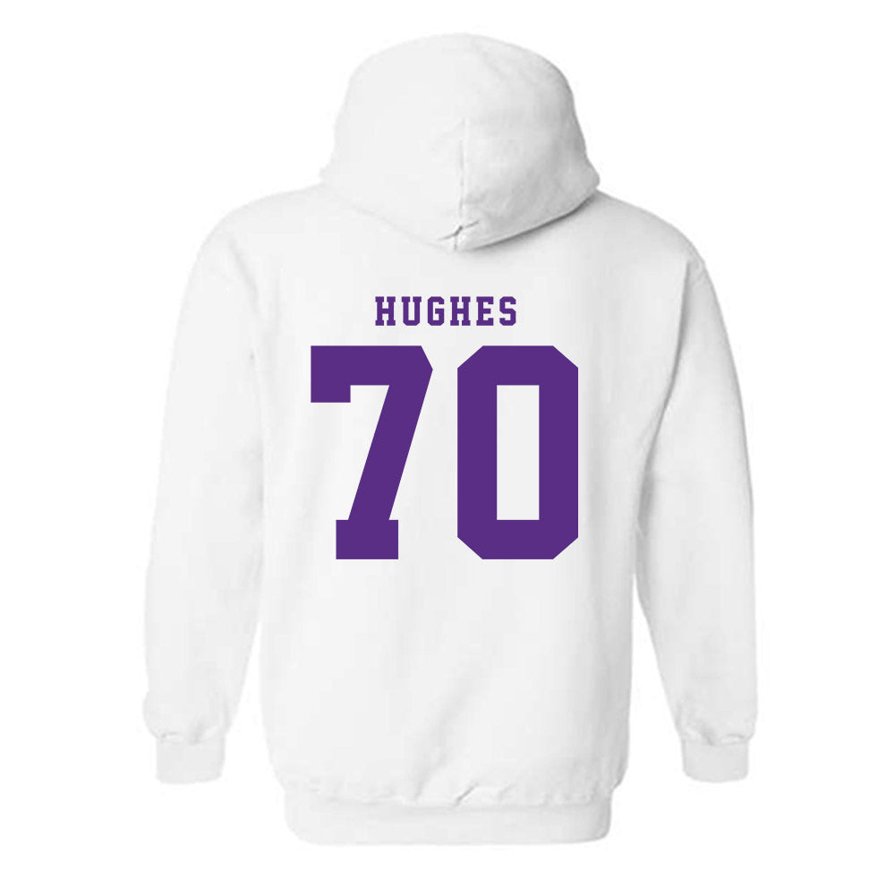 TCU - NCAA Football : Ryan Hughes - Classic Shersey Hooded Sweatshirt-2