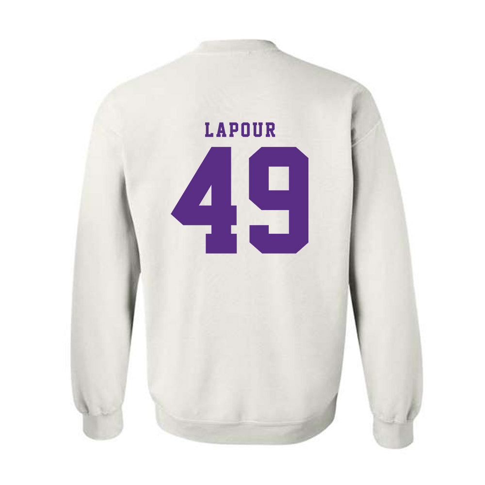 TCU - NCAA Baseball : Tommy LaPour - Classic Shersey Crewneck Sweatshirt-2