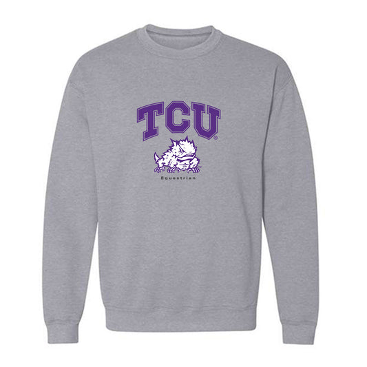 TCU - NCAA Equestrian : Lily Muzzy - Classic Shersey Crewneck Sweatshirt-0