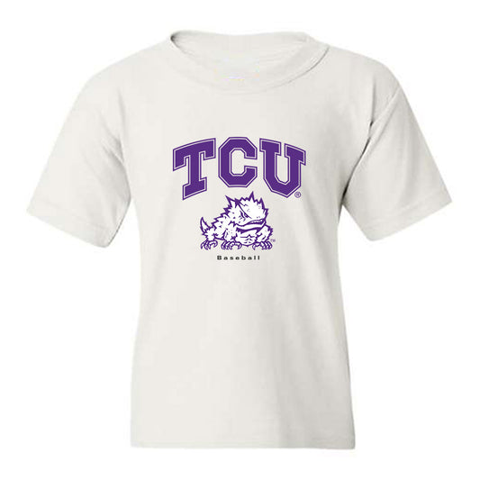 TCU - NCAA Baseball : Maverik Maddux - Classic Shersey Youth T-Shirt-0