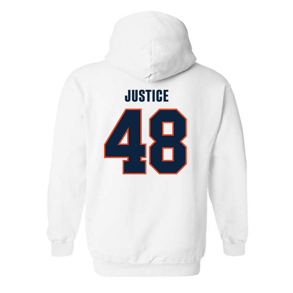 UTSA - NCAA Football : King Justice - Classic Shersey Hooded Sweatshirt-1