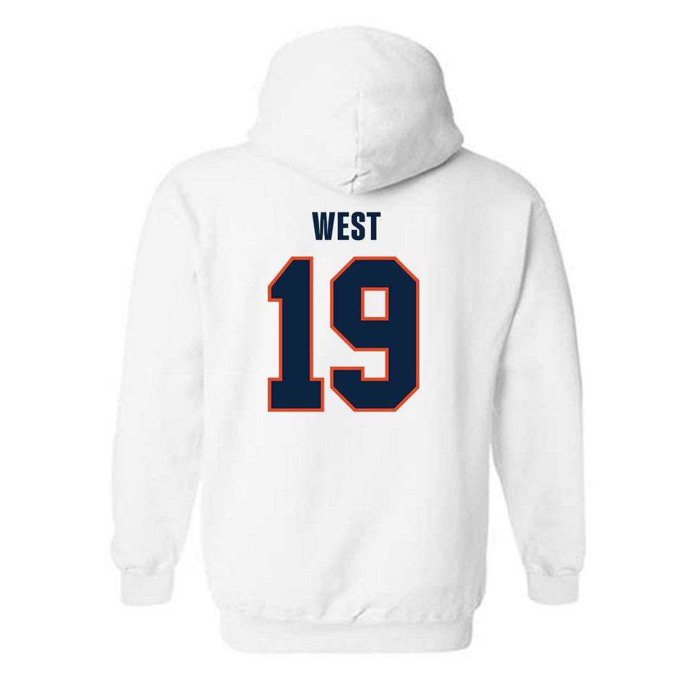 UTSA - NCAA Football : Tyrone West - Classic Shersey Hooded Sweatshirt-1