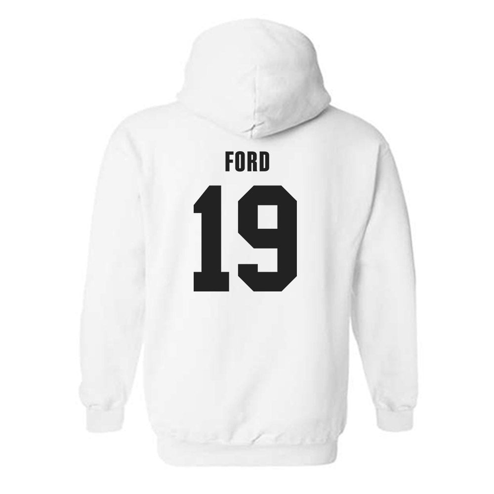 TCU - NCAA Football : Jesse Ford - Classic Shersey Hooded Sweatshirt-1