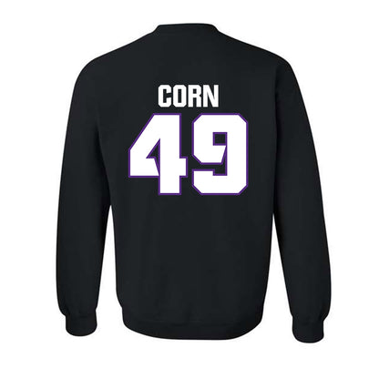TCU - NCAA Football : Anders Corn - Sports Shersey Crewneck Sweatshirt-1