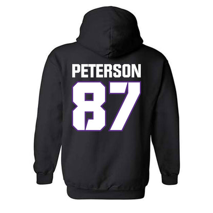 TCU - NCAA Football : Mason Peterson - Sports Shersey Hooded Sweatshirt-1