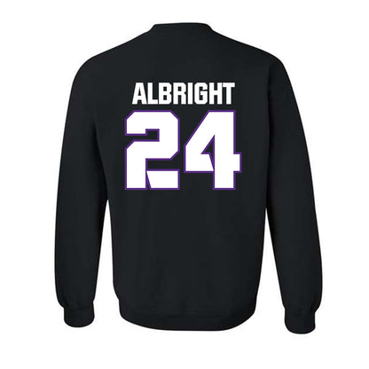 TCU - NCAA Football : Joseph Albright - Sports Shersey Crewneck Sweatshirt-1