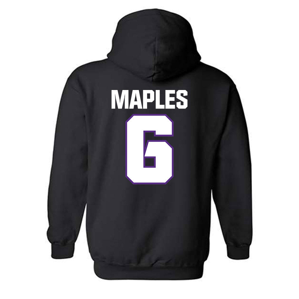 TCU - NCAA Football : Jayden Maples - Sports Shersey Hooded Sweatshirt-1