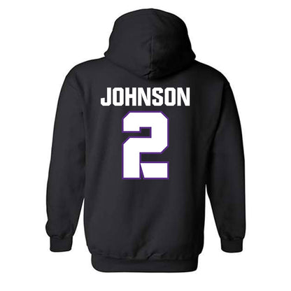 TCU - NCAA Football : Jamel Johnson - Sports Shersey Hooded Sweatshirt-1