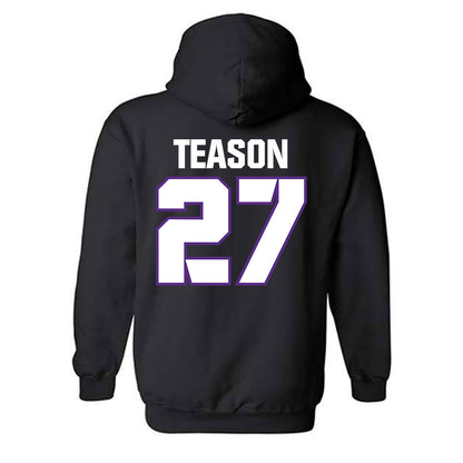 TCU - NCAA Football : Michael Teason - Sports Shersey Hooded Sweatshirt-1
