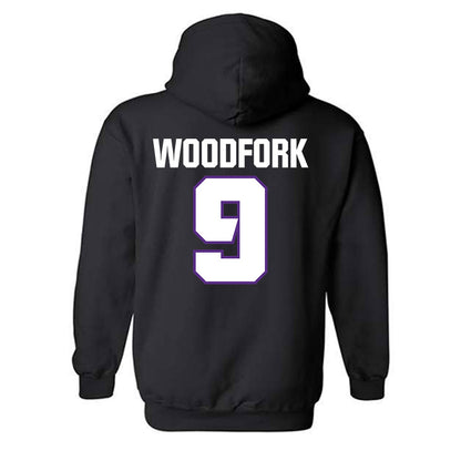 TCU - NCAA Football : Chad Woodfork - Sports Shersey Hooded Sweatshirt-1