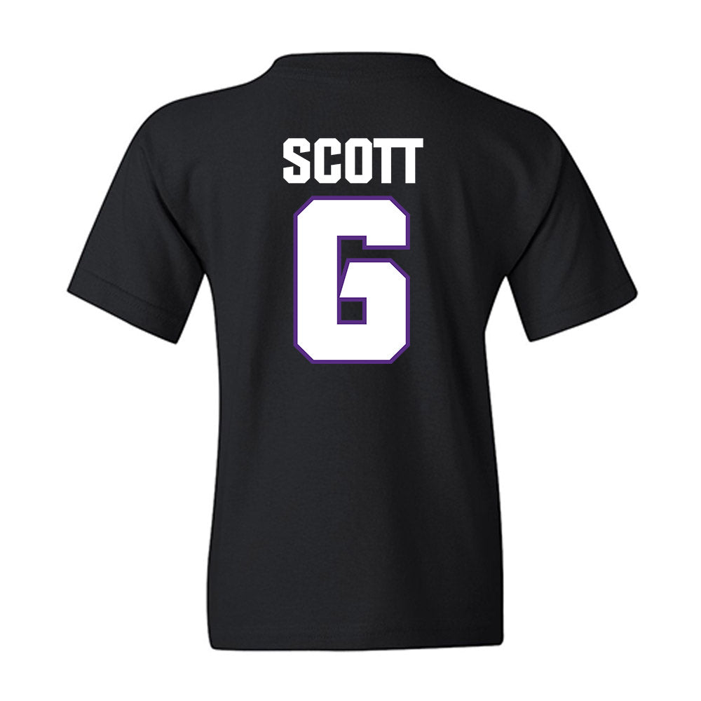 TCU - NCAA Football : Jeremy Scott - Sports Shersey Youth T-Shirt-1