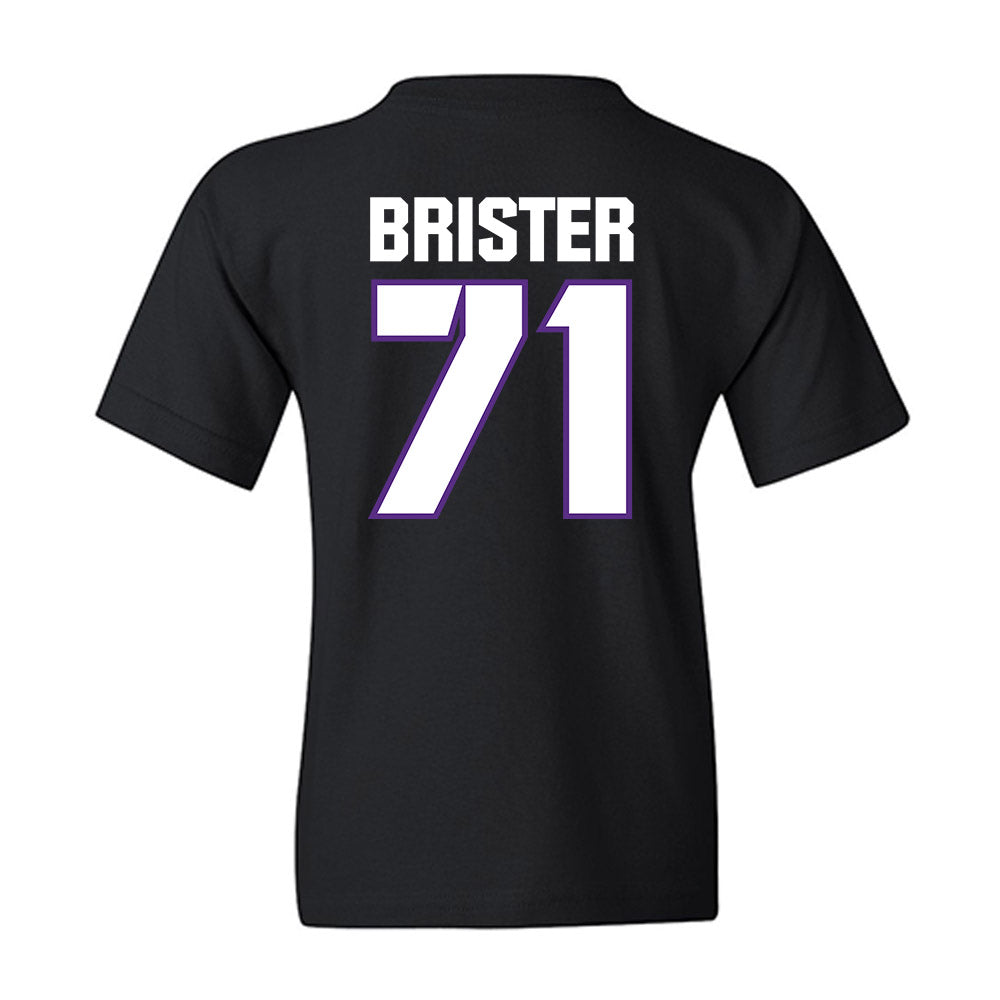 TCU - NCAA Football : Creece Brister - Sports Shersey Youth T-Shirt-1
