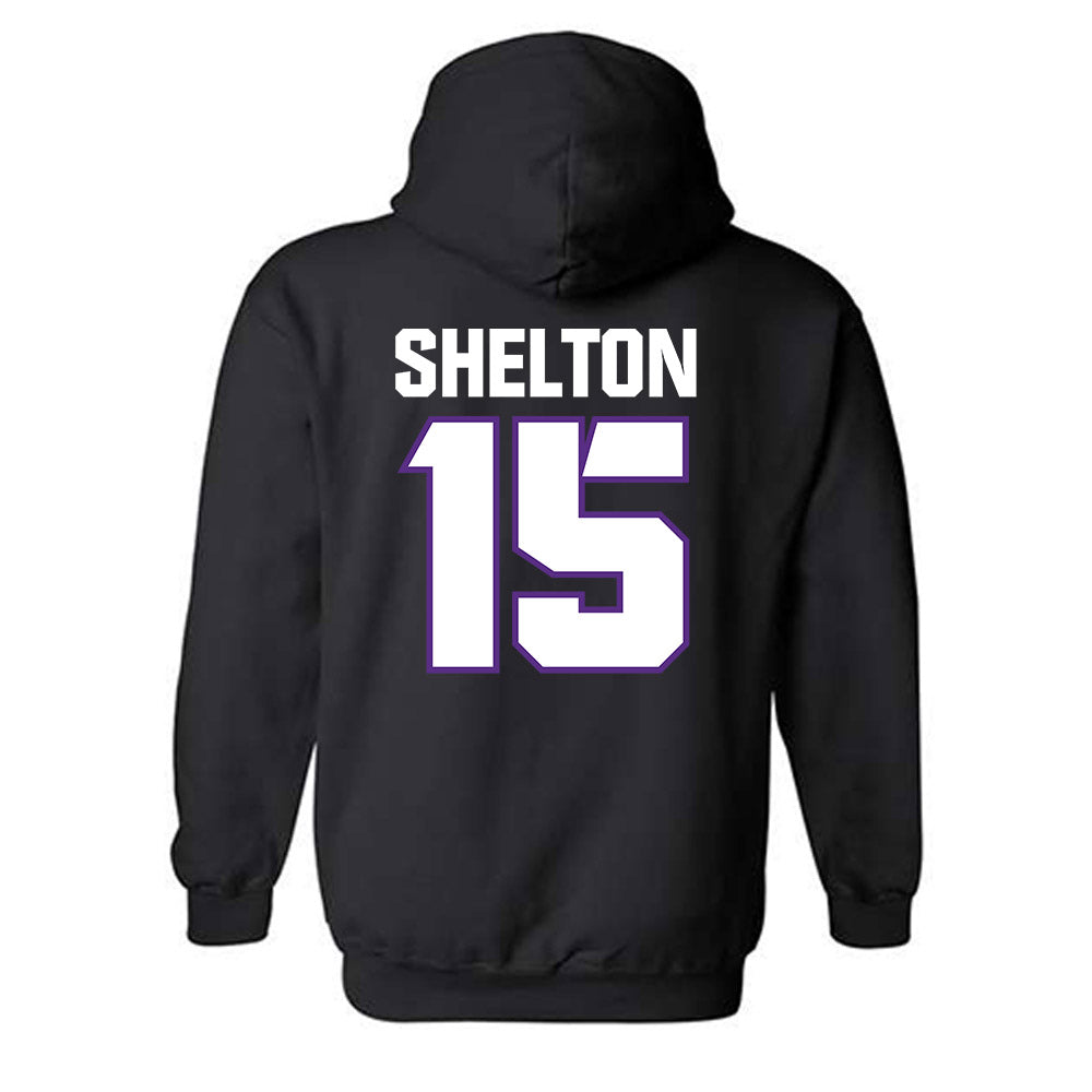 TCU - NCAA Football : Terry Shelton - Sports Shersey Hooded Sweatshirt-1