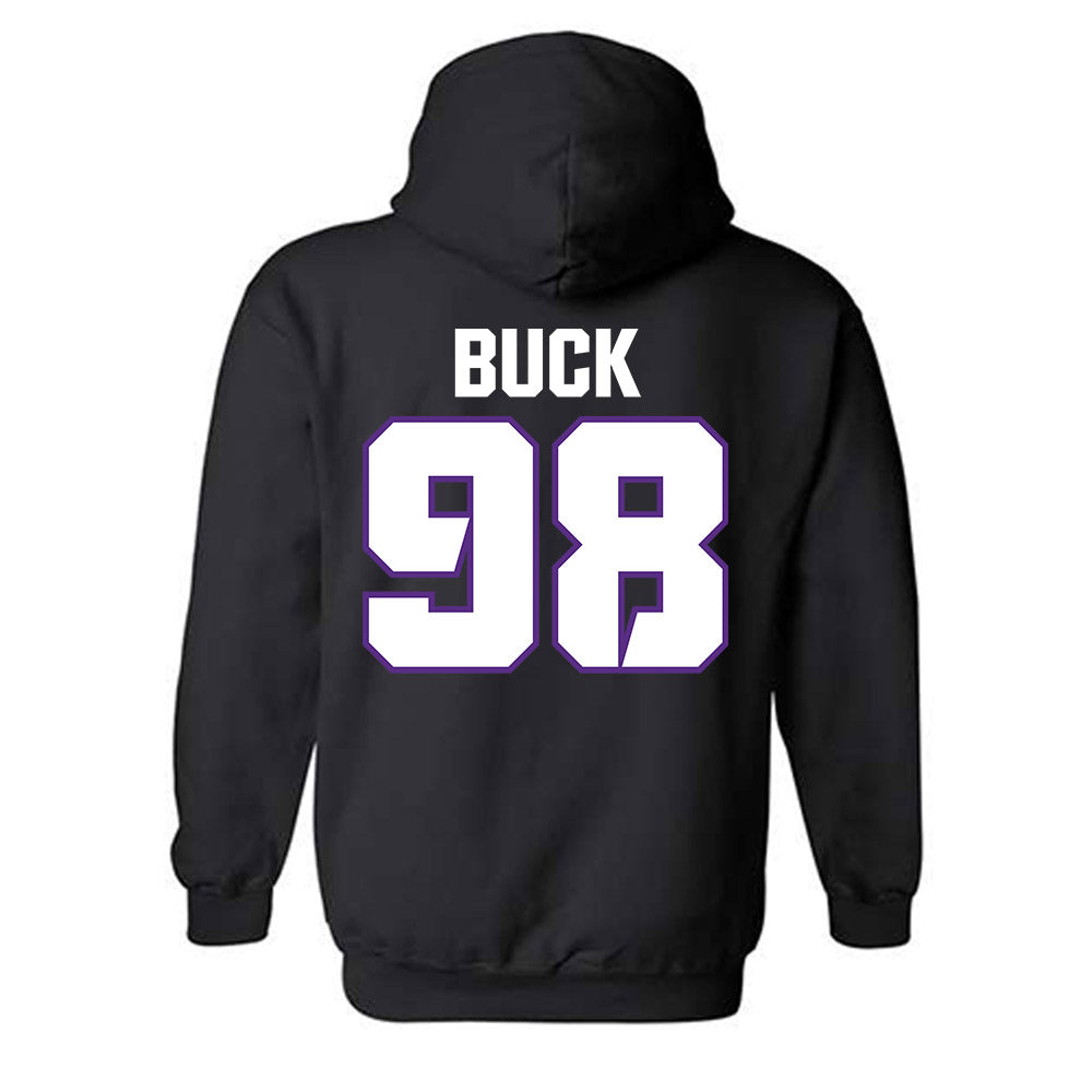 TCU - NCAA Football : Carter Buck - Sports Shersey Hooded Sweatshirt-1