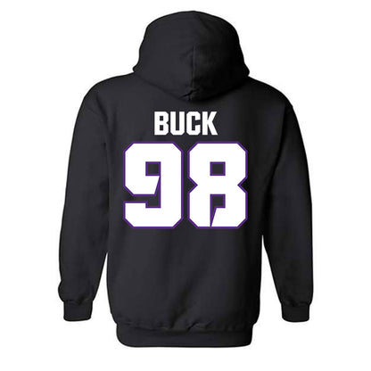 TCU - NCAA Football : Carter Buck - Sports Shersey Hooded Sweatshirt-1
