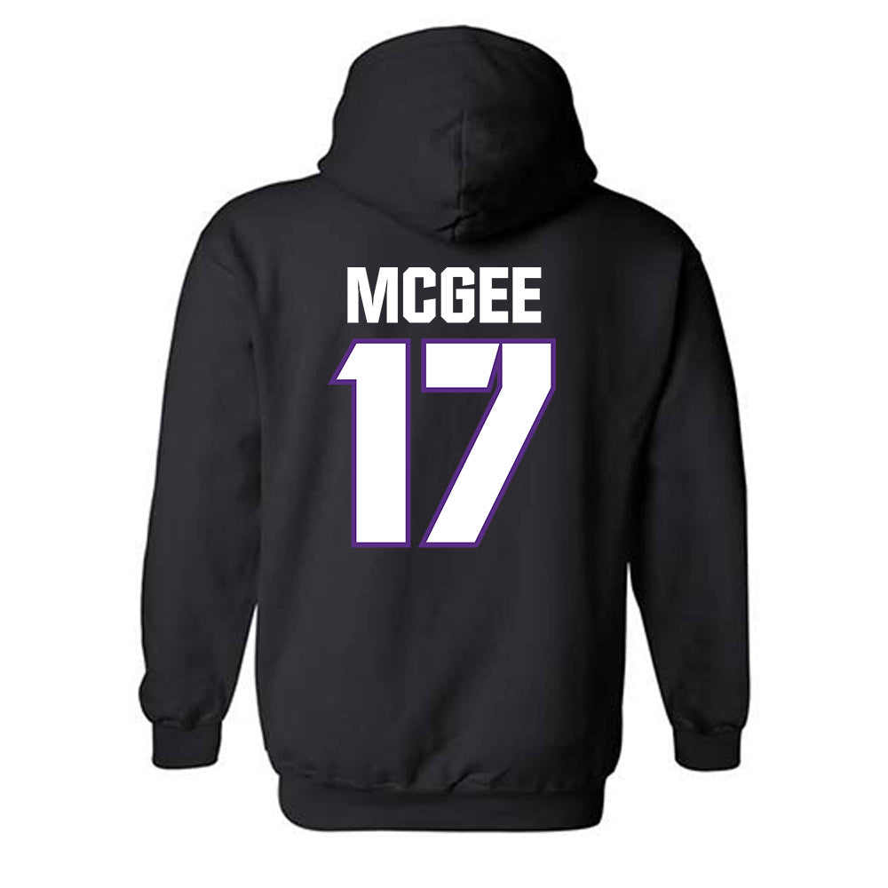 TCU - NCAA Football : DeVondre McGee - Sports Shersey Hooded Sweatshirt-1
