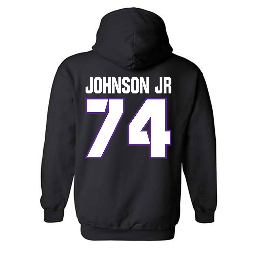 TCU - NCAA Football : Vincent Johnson Jr - Sports Shersey Hooded Sweatshirt-1