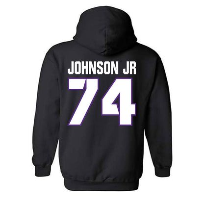TCU - NCAA Football : Vincent Johnson Jr - Sports Shersey Hooded Sweatshirt-1