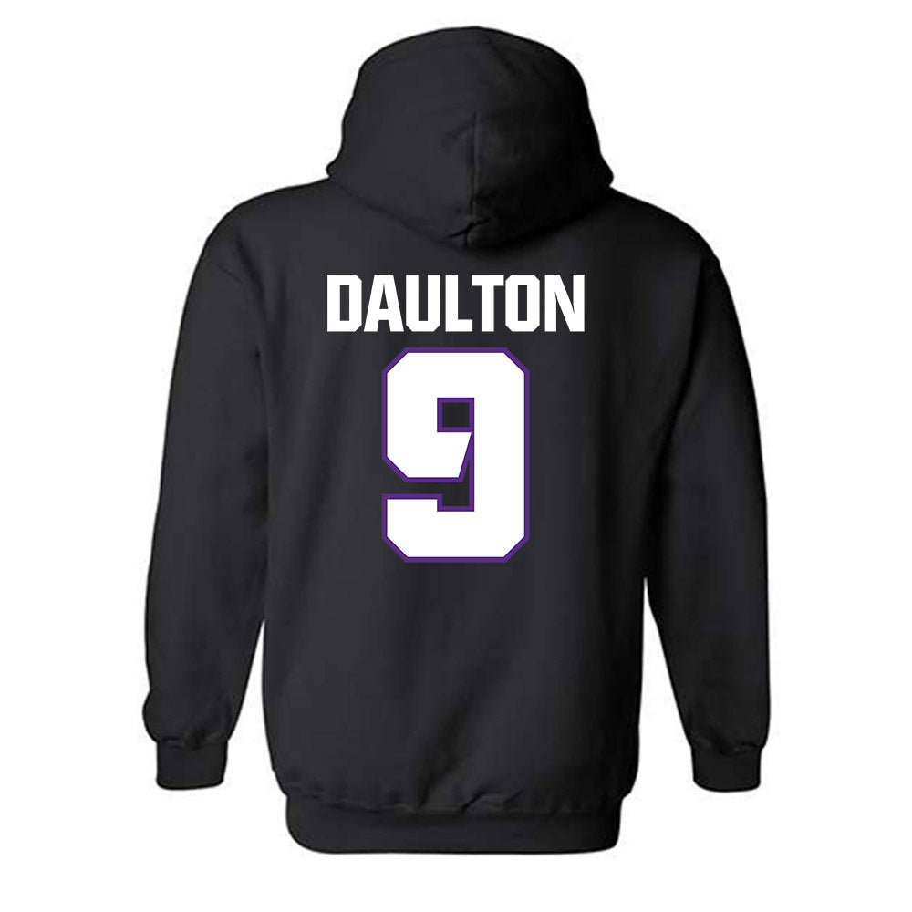TCU - NCAA Football : Jack Daulton - Sports Shersey Hooded Sweatshirt-1