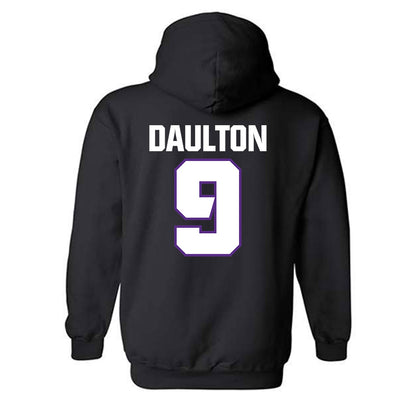 TCU - NCAA Football : Jack Daulton - Sports Shersey Hooded Sweatshirt-1