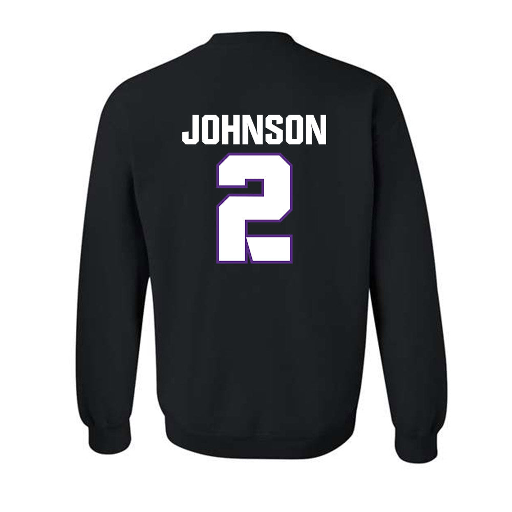 TCU - NCAA Football : Jamel Johnson - Sports Shersey Crewneck Sweatshirt-1