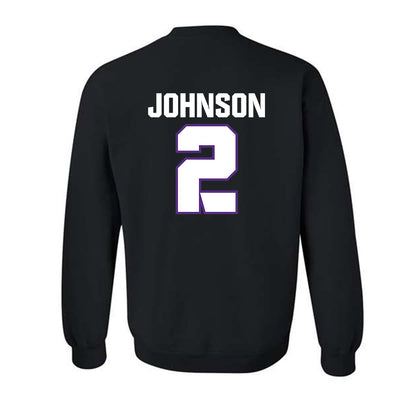 TCU - NCAA Football : Jamel Johnson - Sports Shersey Crewneck Sweatshirt-1