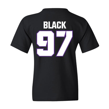 TCU - NCAA Football : Easton Black - Sports Shersey Youth T-Shirt