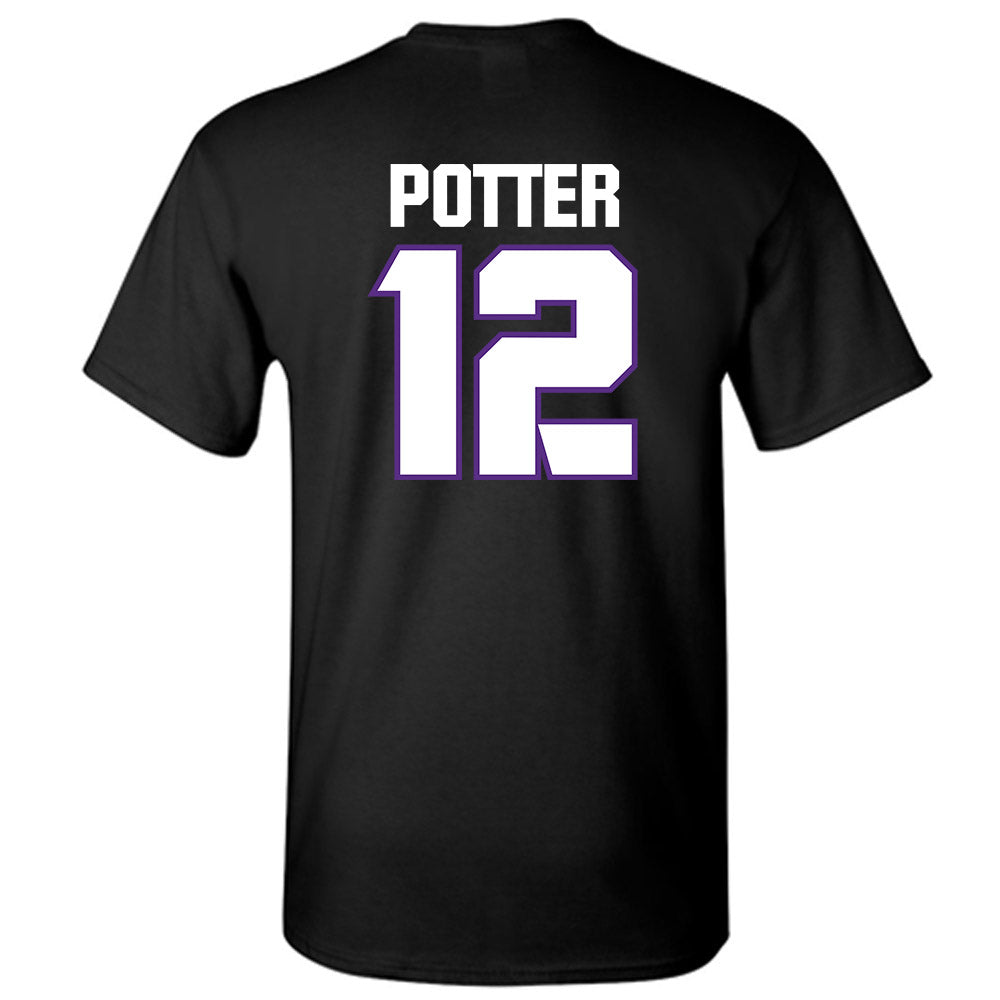 TCU - NCAA Football : David Potter - Sports Shersey T-Shirt-1