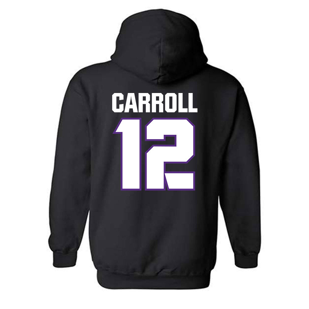 TCU - NCAA Football : Kalen Carroll - Sports Shersey Hooded Sweatshirt-1