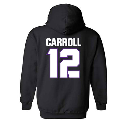 TCU - NCAA Football : Kalen Carroll - Sports Shersey Hooded Sweatshirt-1