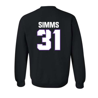 TCU - NCAA Football : Julius Simms - Sports Shersey Crewneck Sweatshirt-1
