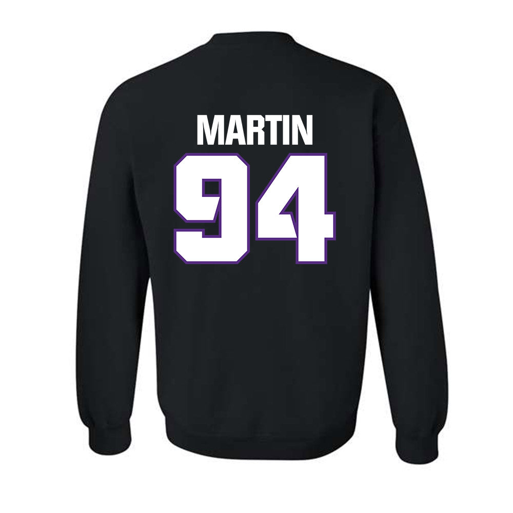 TCU - NCAA Football : Jared Martin - Sports Shersey Crewneck Sweatshirt-1