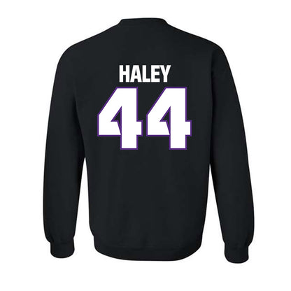 TCU - NCAA Football : Sam Haley - Sports Shersey Crewneck Sweatshirt-1