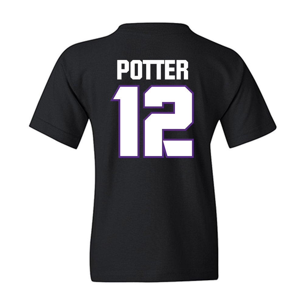 TCU - NCAA Football : David Potter - Sports Shersey Youth T-Shirt-1