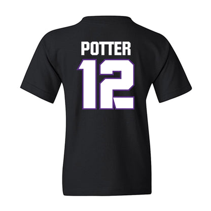 TCU - NCAA Football : David Potter - Sports Shersey Youth T-Shirt-1