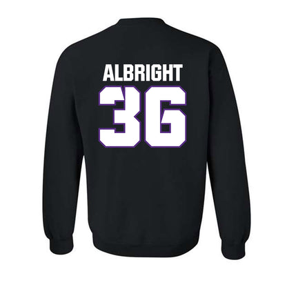 TCU - NCAA Football : Joseph Albright - Sports Shersey Crewneck Sweatshirt-1