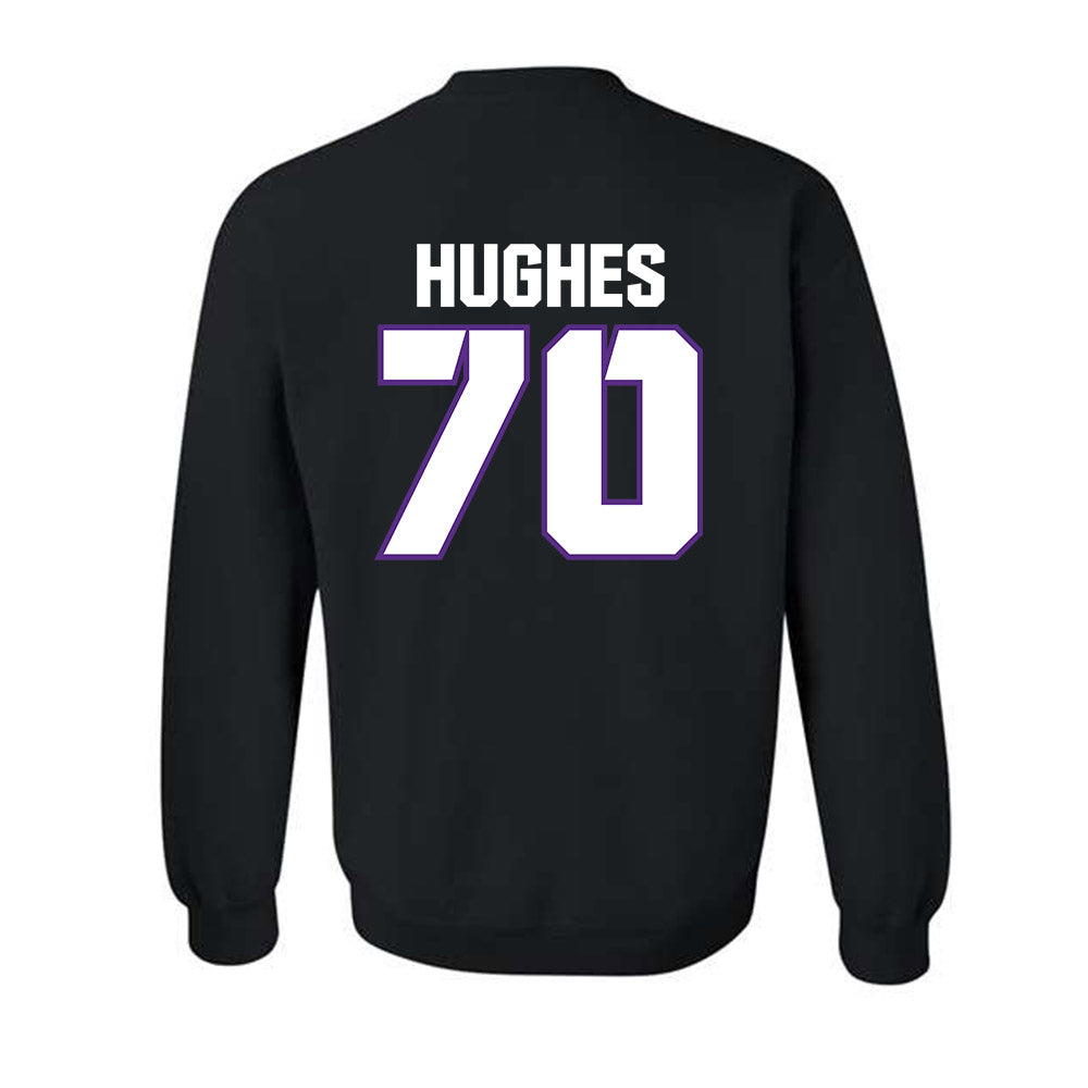 TCU - NCAA Football : Ryan Hughes - Sports Shersey Crewneck Sweatshirt-1