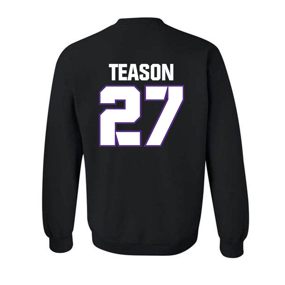TCU - NCAA Football : Michael Teason - Sports Shersey Crewneck Sweatshirt-1