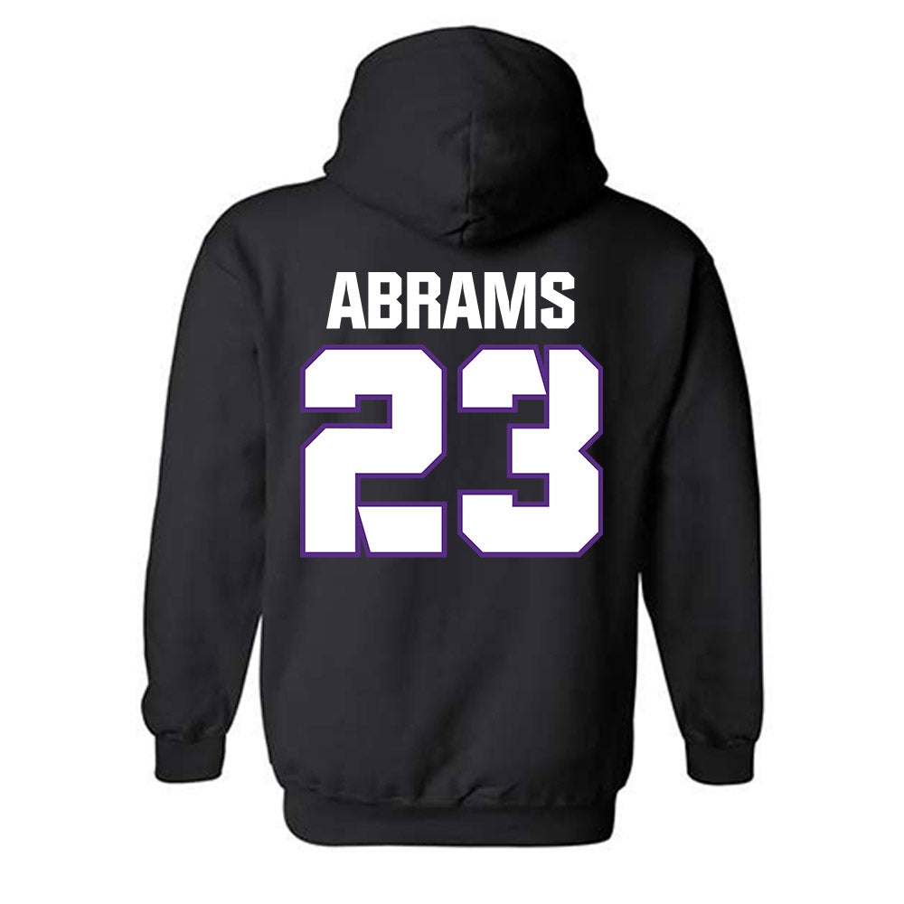TCU - NCAA Football : Keylan Abrams - Sports Shersey Hooded Sweatshirt-1